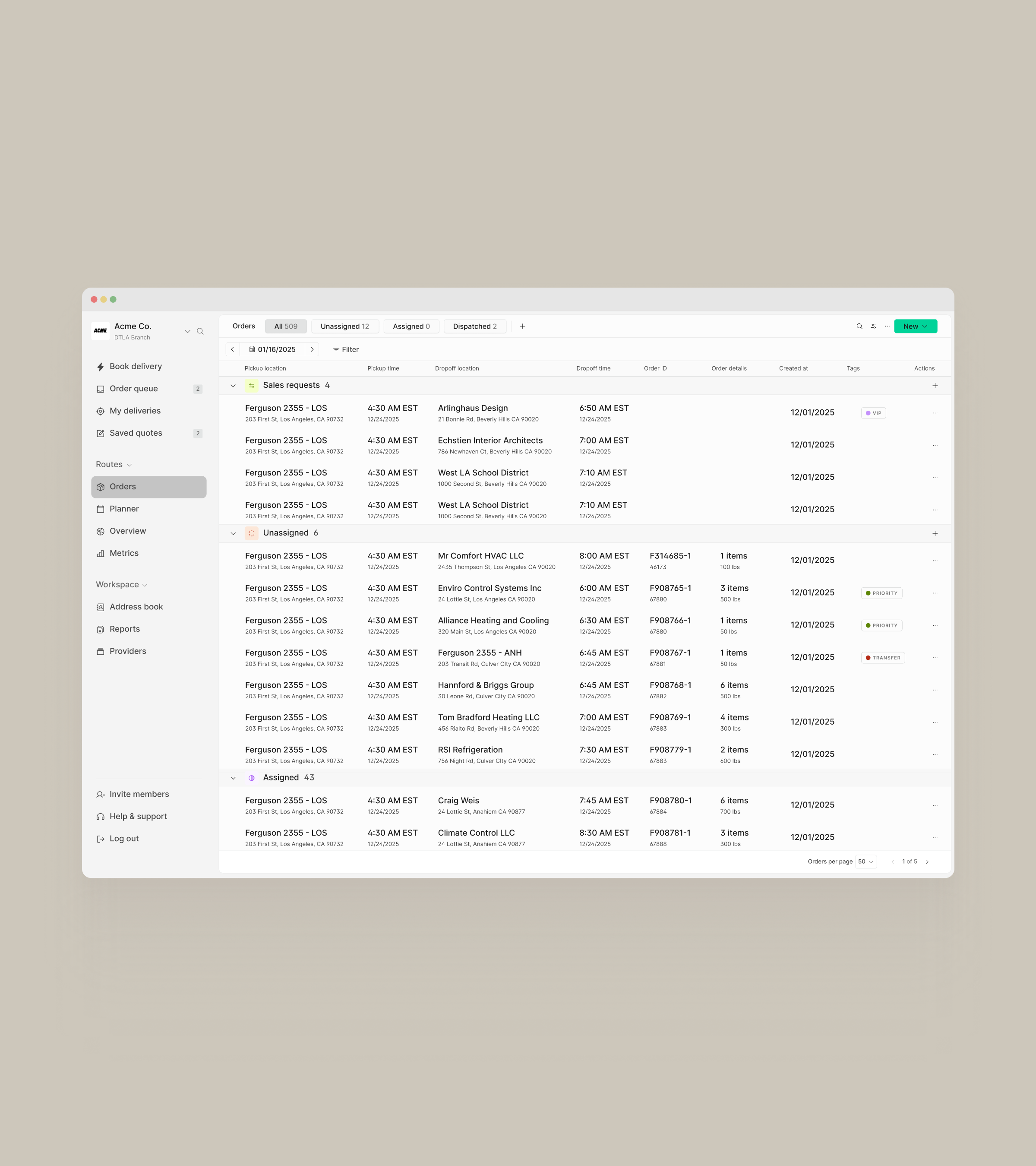 UI3 redesign screens
