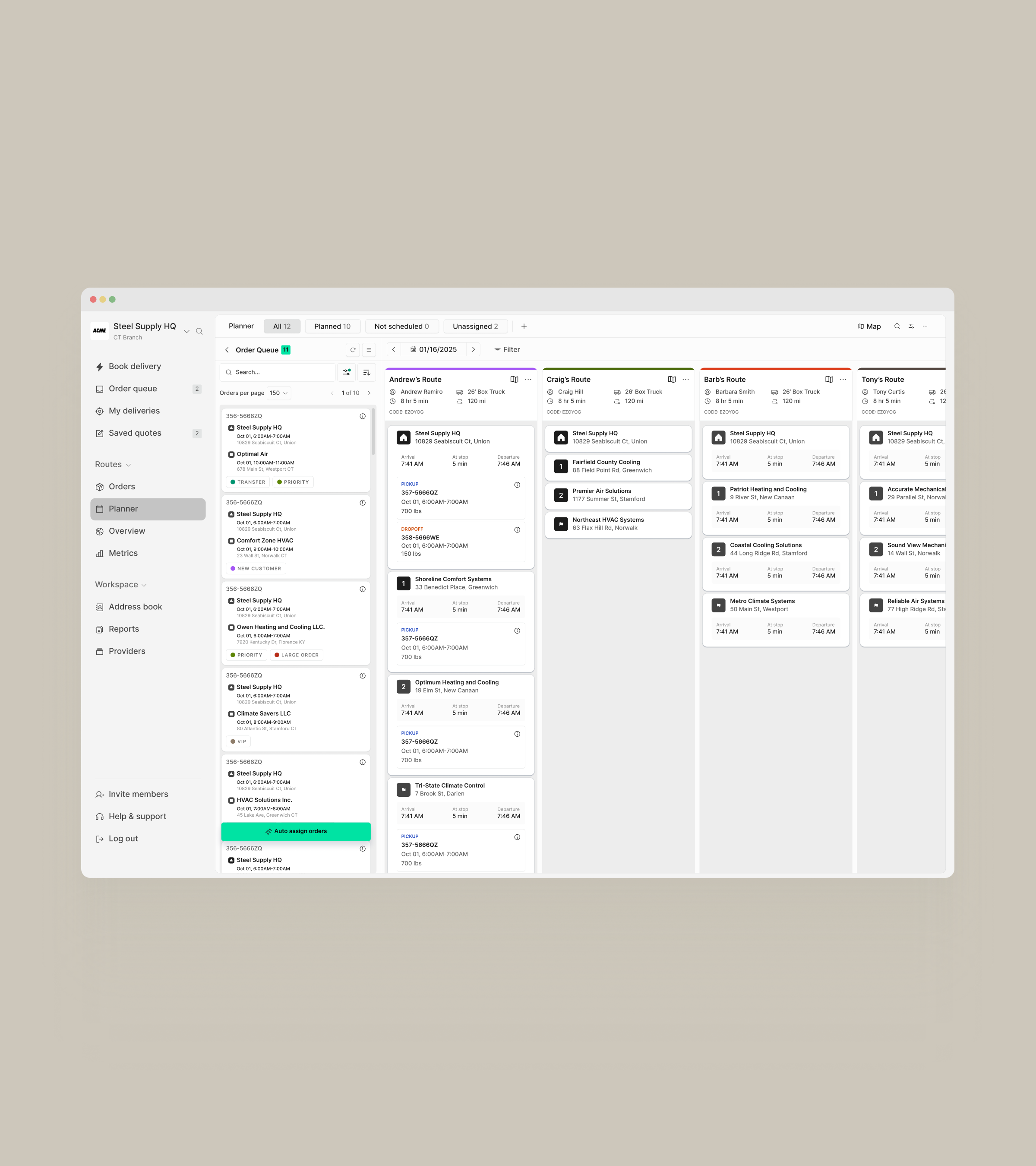 UI3 redesign screens